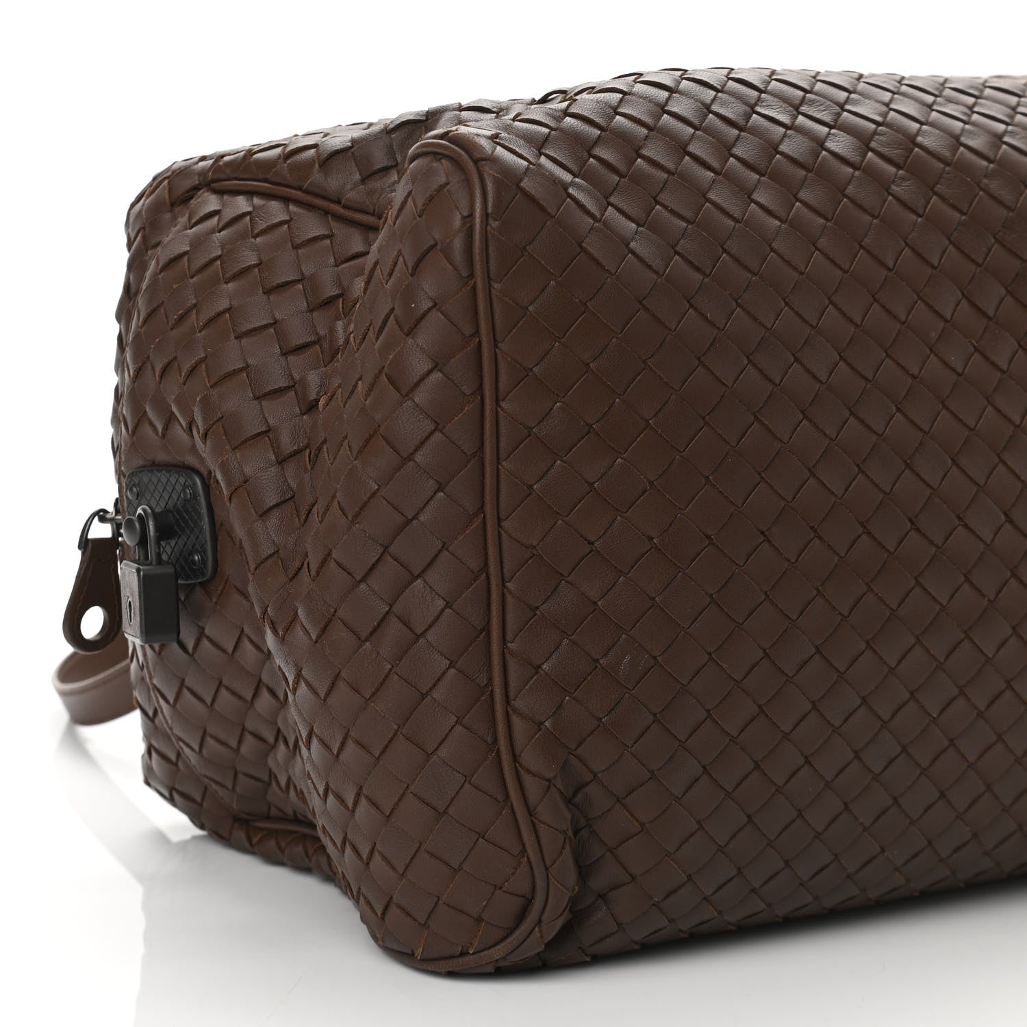 Bottega Veneta Nappa Intrecciato Boston Brown 9 of 10