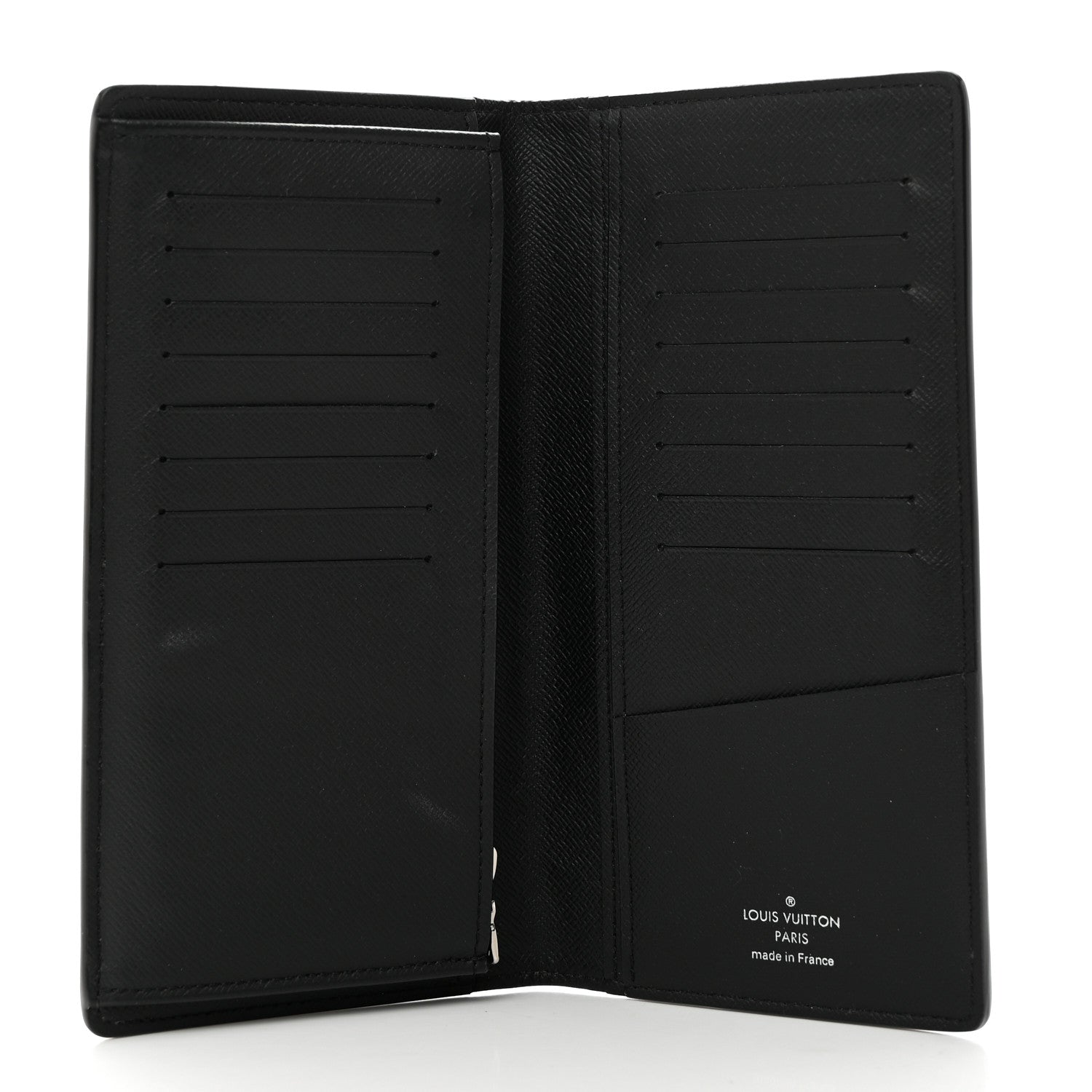 Louis Vuitton LOUIS VUITTON Taiga Brazza Wallet Ardoise 5 of 9