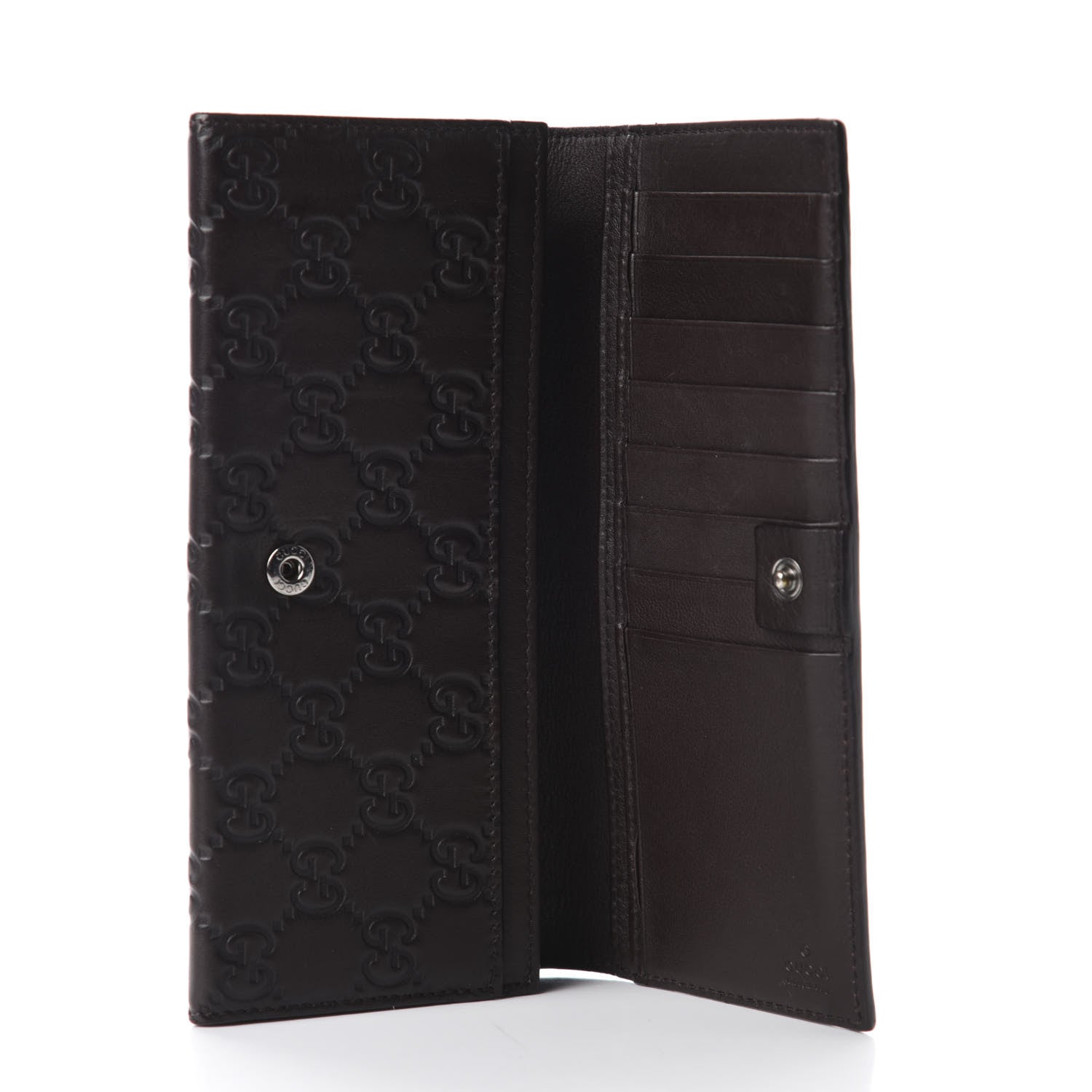 Gucci Guccissima Avel Continental Flap Wallet Brown 5 of 9