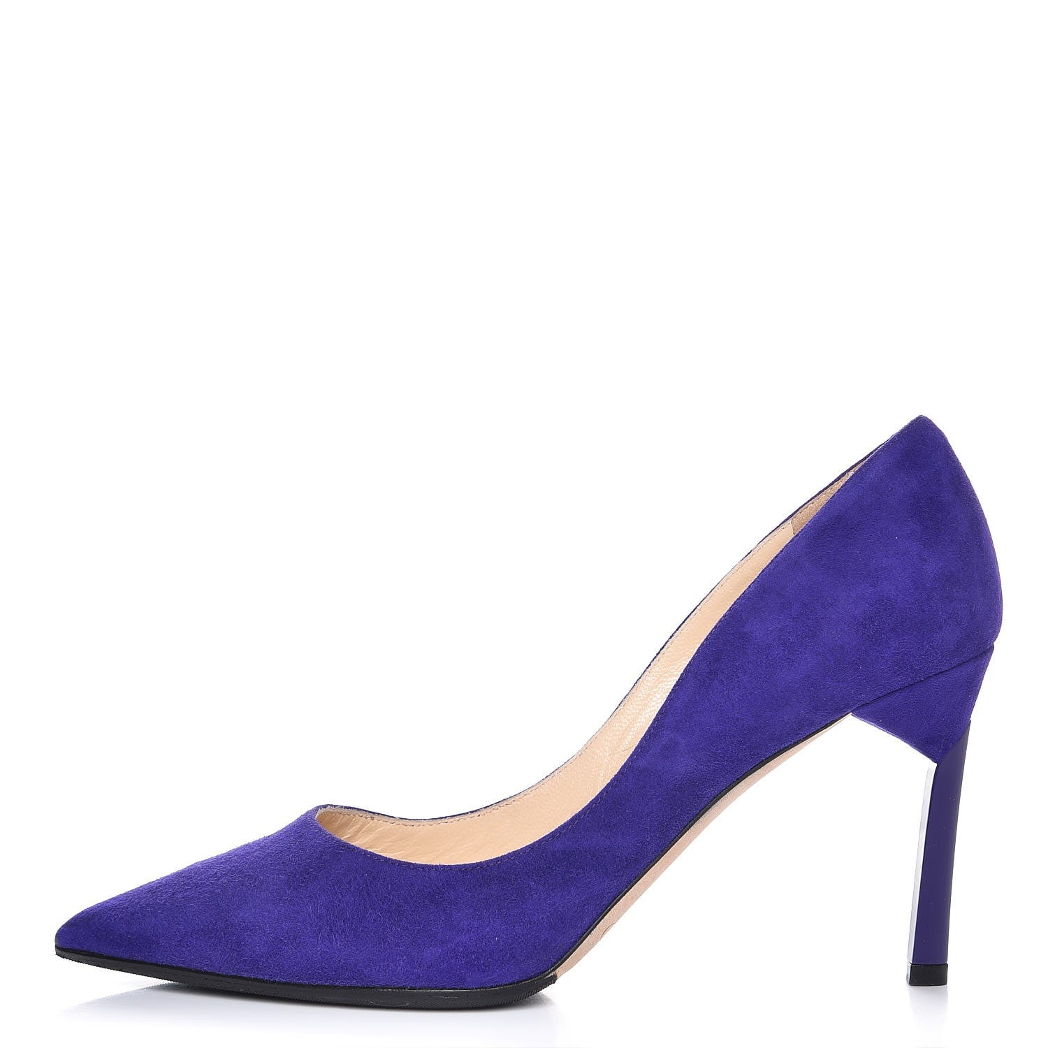 Jimmy Choo Suede Tish Pumps 37 Violet 1 of 13