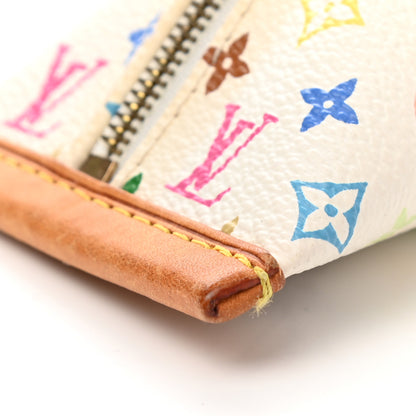 Louis Vuitton Monogram Multicolor Berlingot Coin Purse White 6 of 12