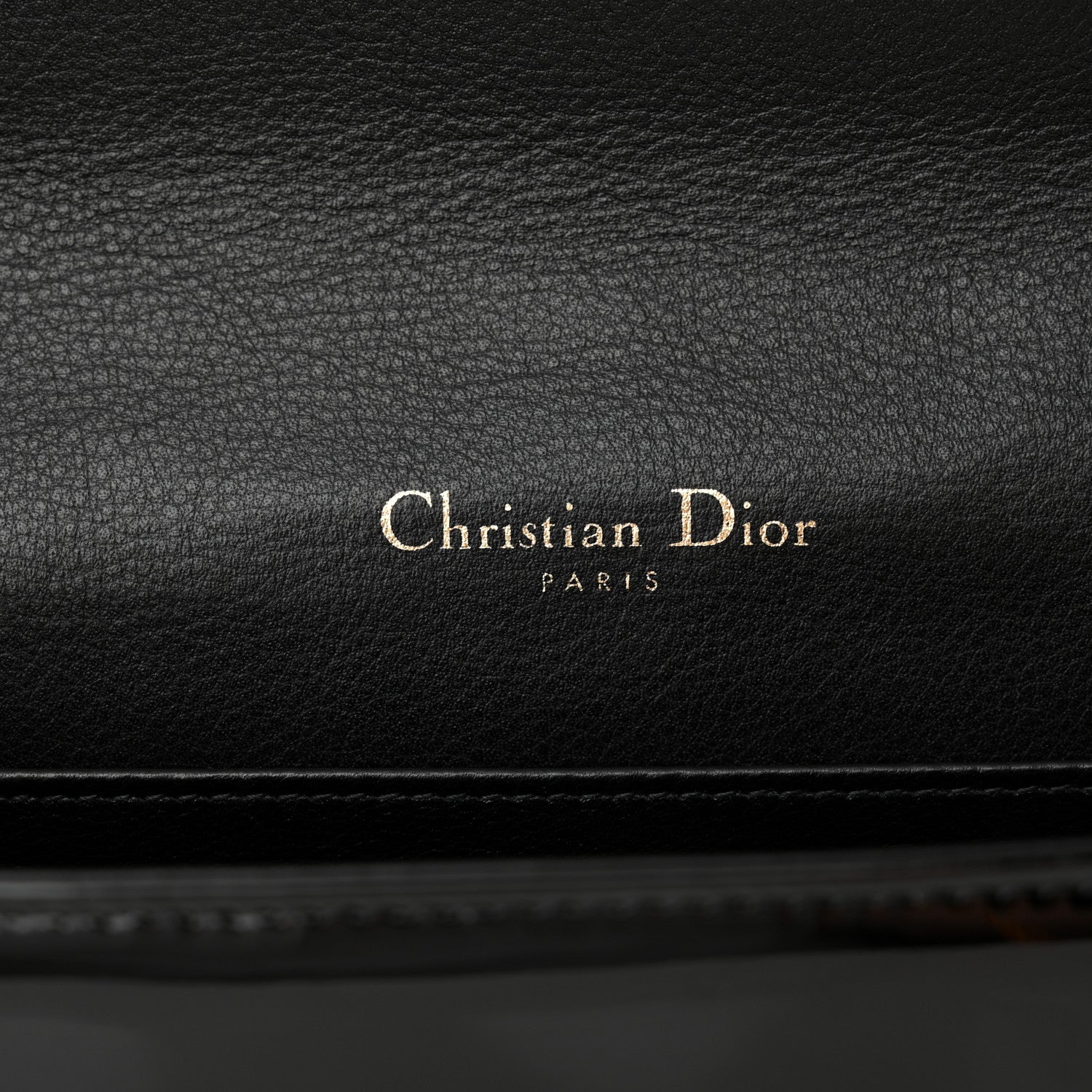 Christian Dior Patent Cannage Lady Dior Pouch Black 7 of 13