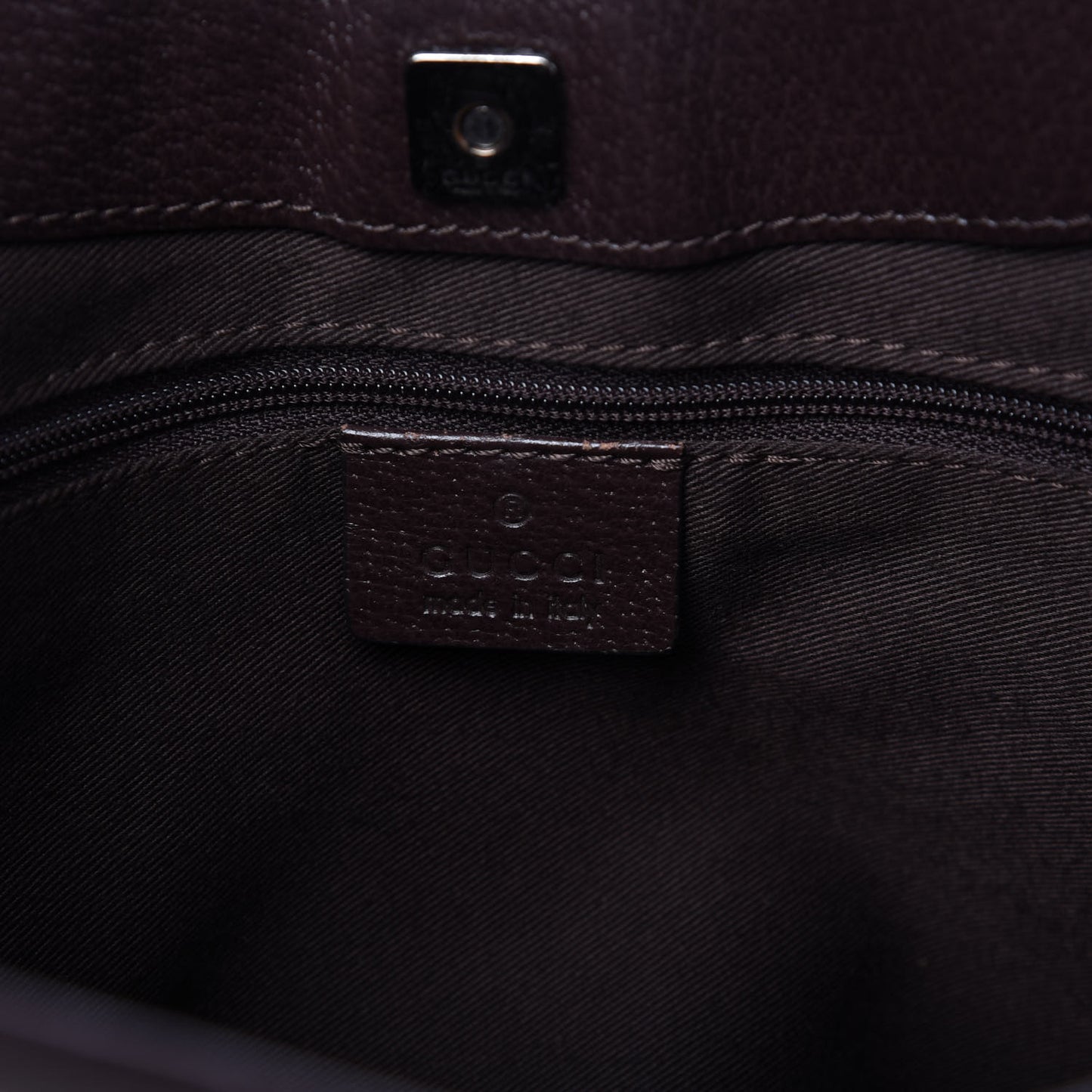 Monogram Shoulder Bag Dark Brown