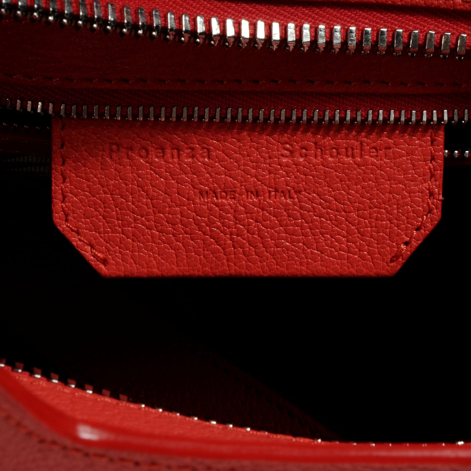 Proenza Schouler Leather PS13 Small Satchel Poppy Red 7 of 8