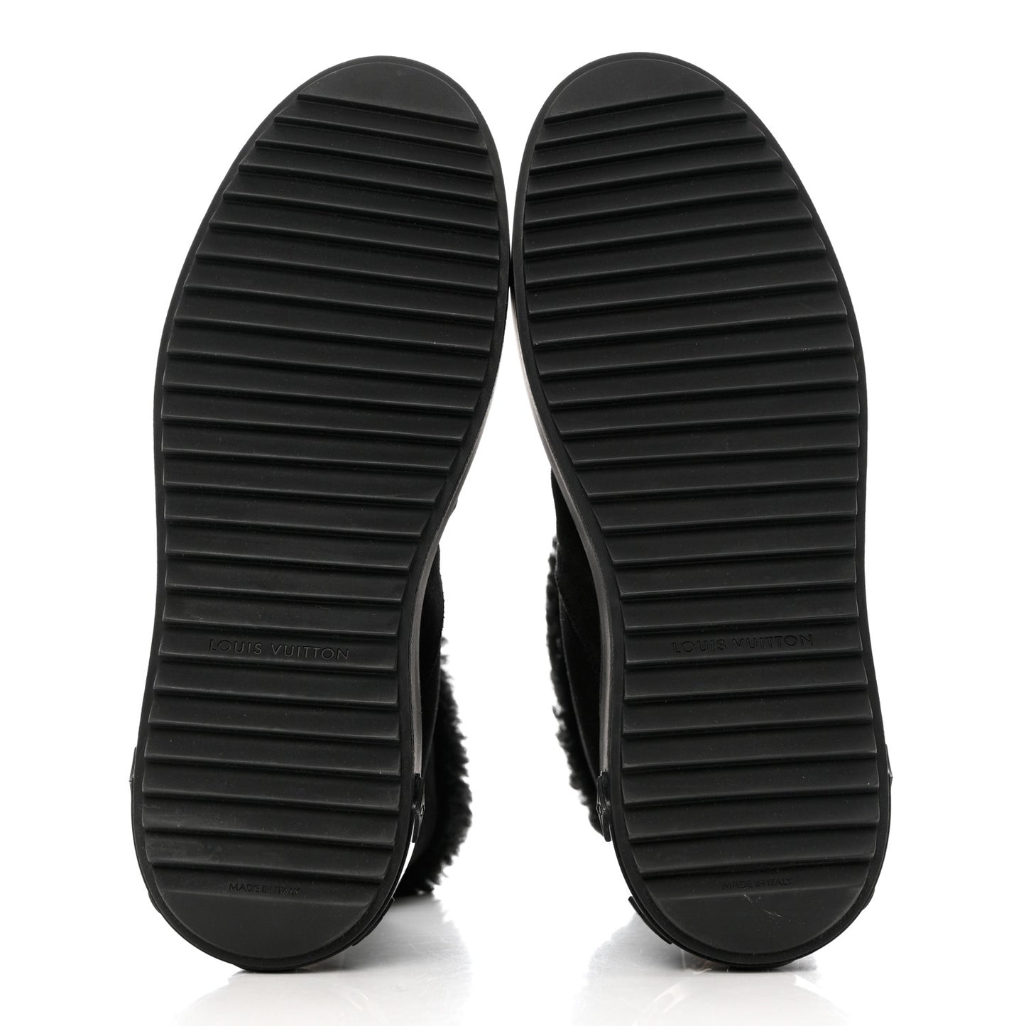 Suede Calfskin Monogram Breezy Flat Ankle Boots 36 Black