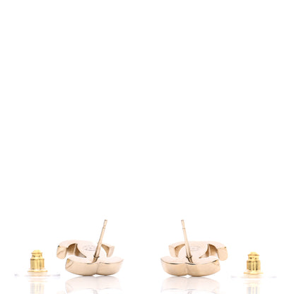 Chanel Metal CC Turnlock Earrings Gold 3 of 5