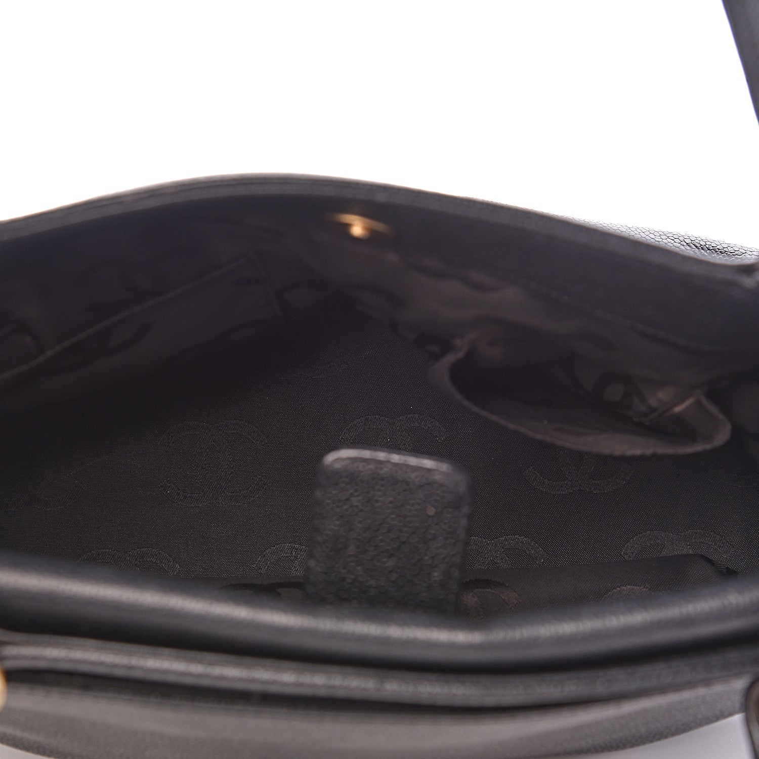 Chanel Caviar CC Tote Black 5 of 14