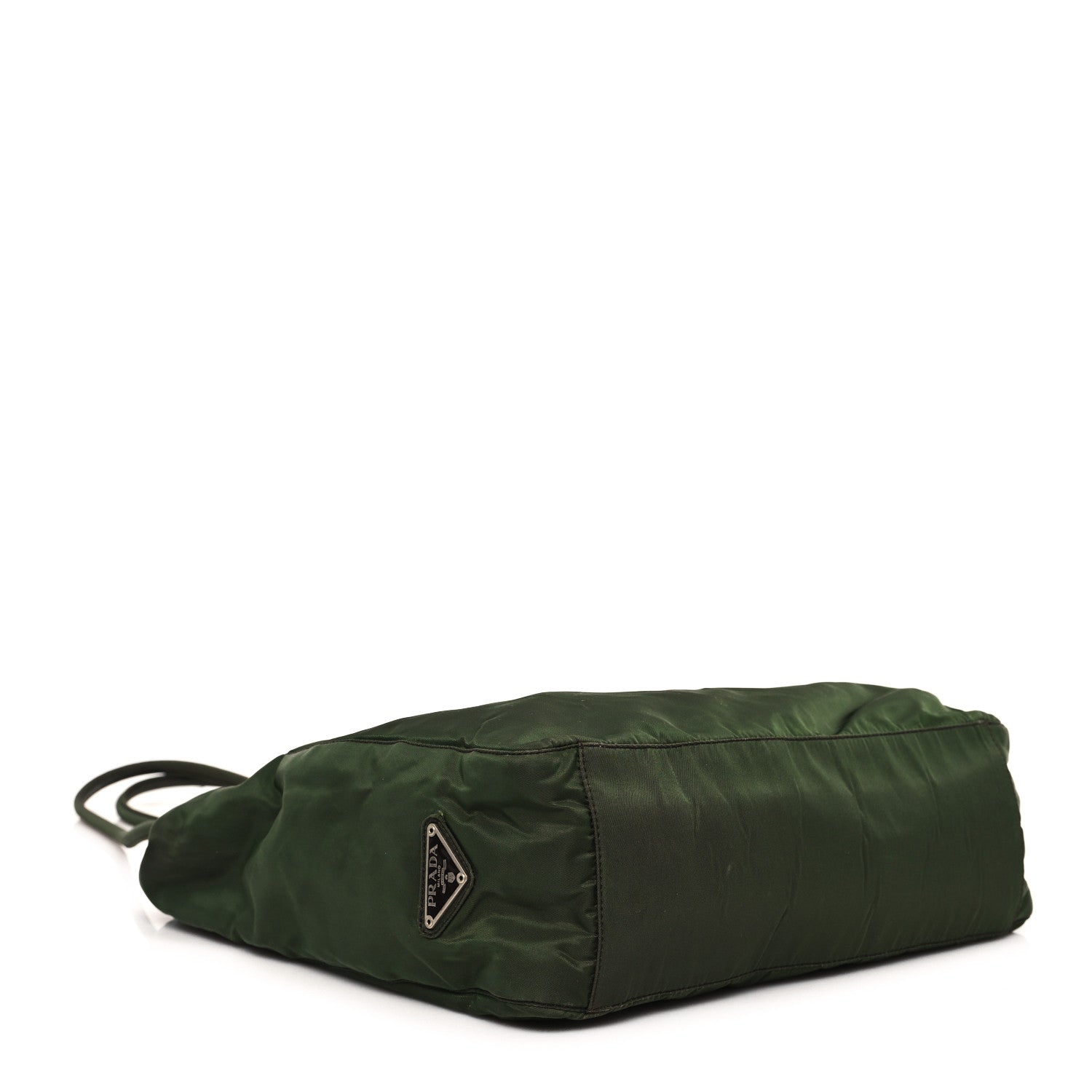 Prada Tessuto Nylon Shopping Tote Green 4 of 11
