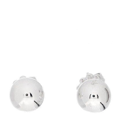 Tiffany Sterling Silver 8mm HardWear Ball Earrings 1 of 3