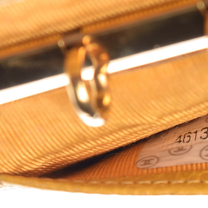 Chanel Caviar CC Mini Ring Agenda Planner Yellow 7 of 16