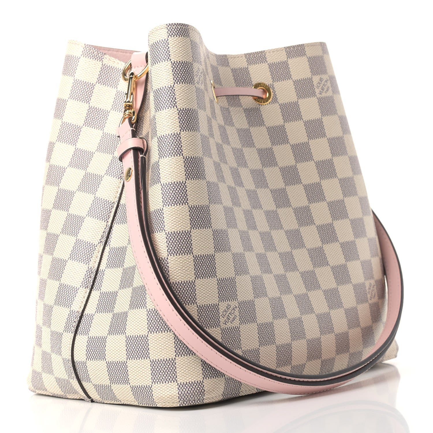 Louis Vuitton Damier Azur Neonoe MM Eau De Rose 3 of 10