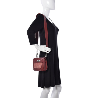 Hermes Swift Veau Doblis Mini Sac Berline 21 Rouge H Rose Indienne 2 of 8