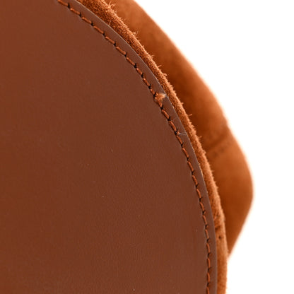 Khaite Suede Calfskin Mini Lotus Tote Caramel 11 of 11