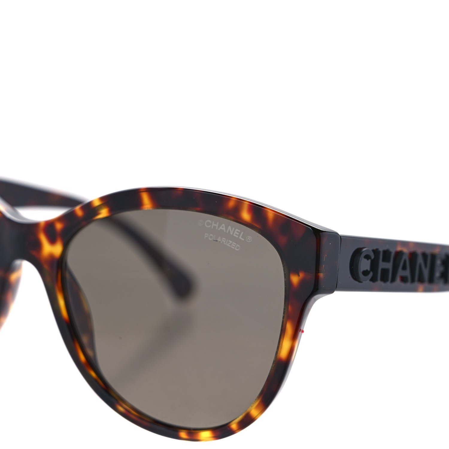 Chanel Acetate Pantos Logo Sunglasses 5458 Tortoise Brown 5 of 9