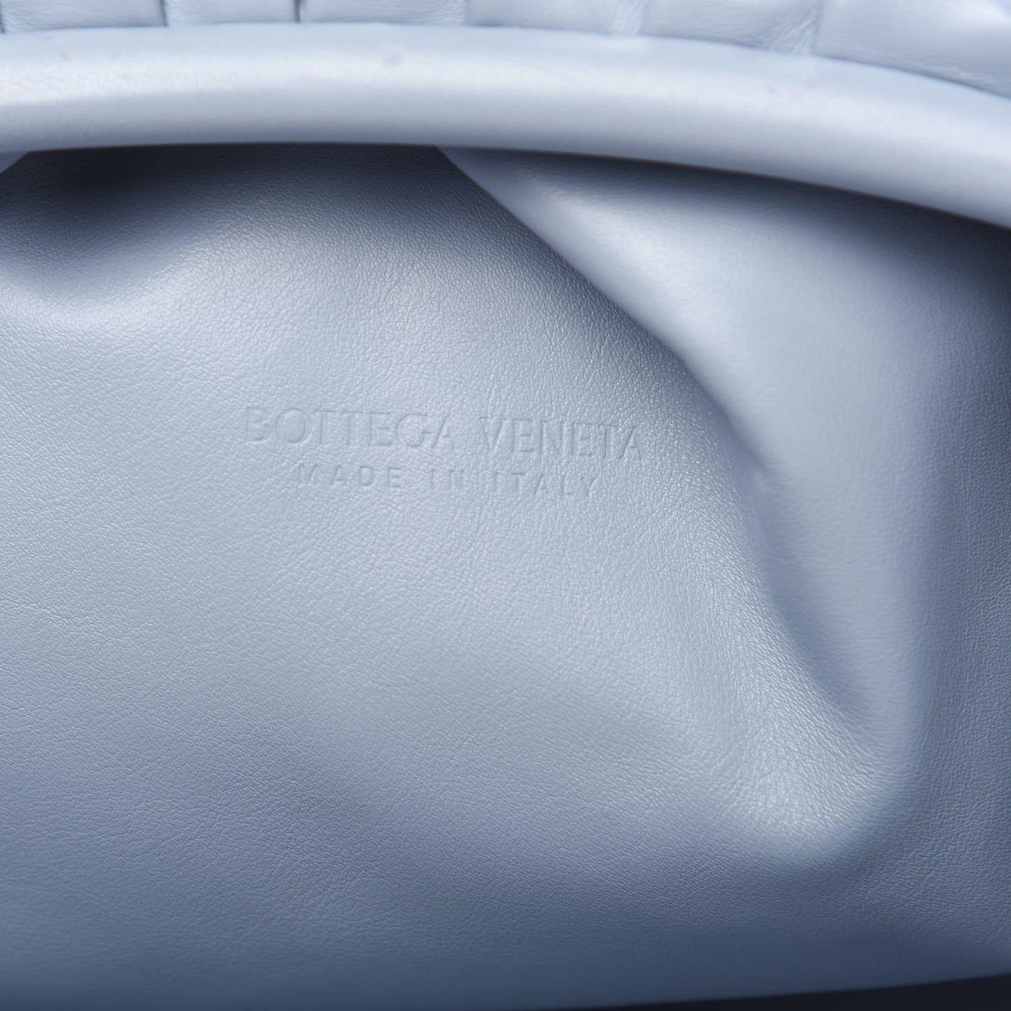 Smooth Butter Calf The Pouch Oversized Clutch Ice