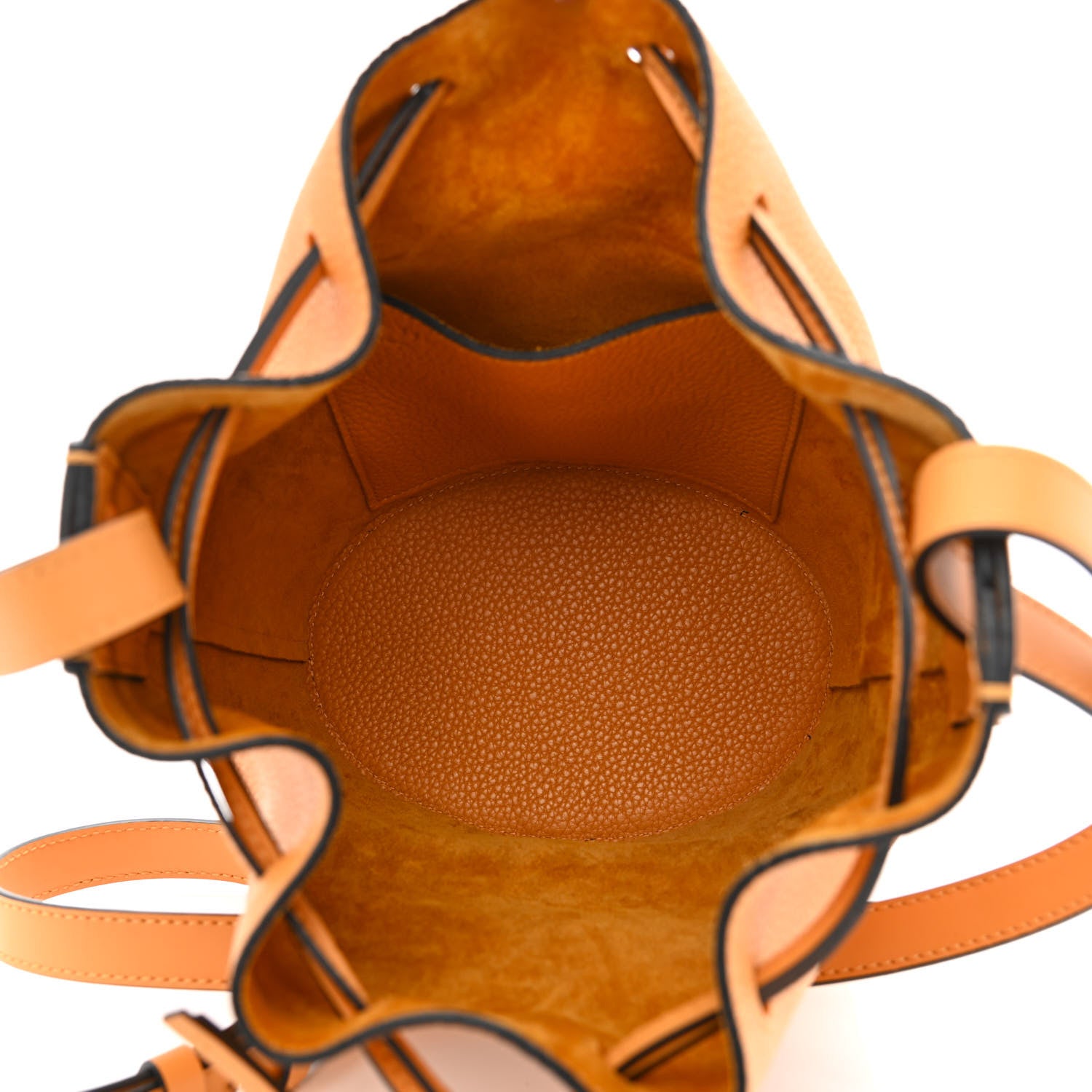 Loewe Calfskin Small Balloon Bucket Bag Saffron Yellow 5 of 10
