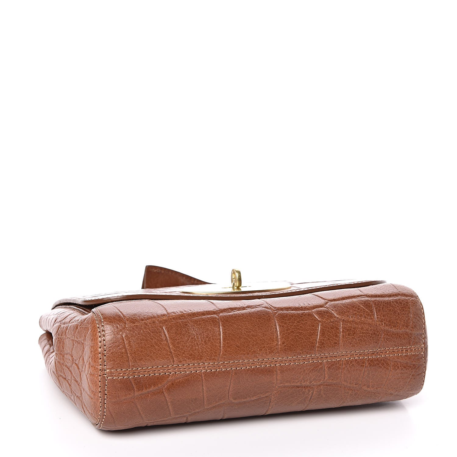 Mulberry Nappa Crocodile Embossed Small Lily Flap Oak 4 of 10