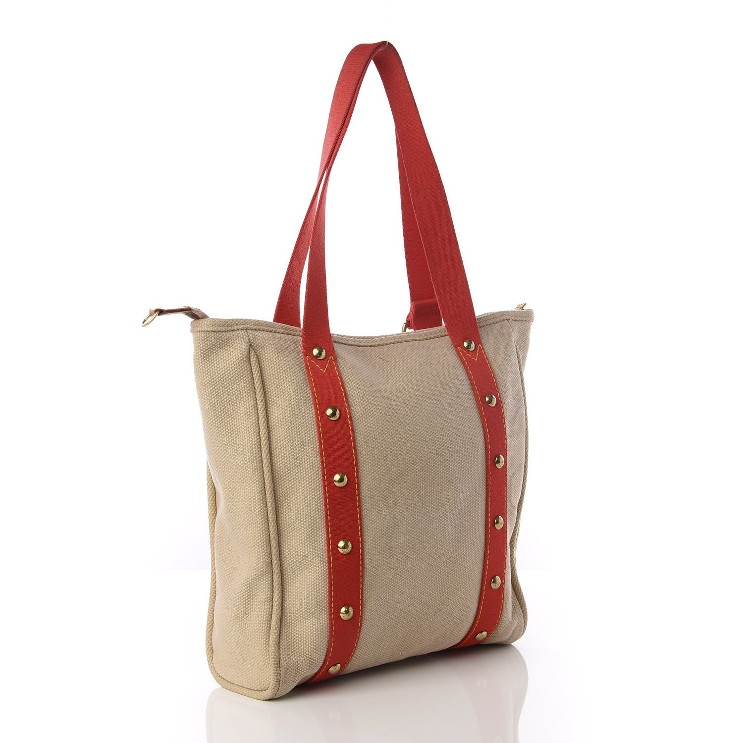 Louis Vuitton Toile Antigua Cabas MM Beige 2 of 11