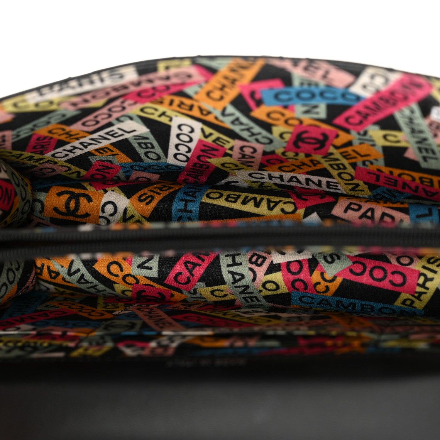 Chanel Lambskin Quilted Metal Top Handle Crossbody Flap Black 5 of 11