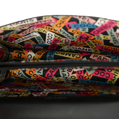 Chanel Lambskin Quilted Metal Top Handle Crossbody Flap Black 5 of 11