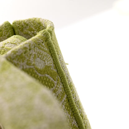 Christian Dior Canvas Toile De Jouy Reverse Embroidered Medium Lady D-Lite Green 11 of 12