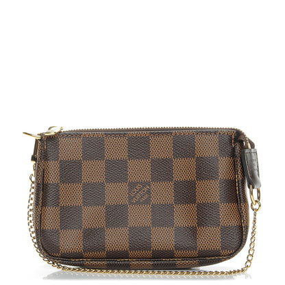 Louis Vuitton Damier Ebene Mini Pochette Accessories 1 of 8