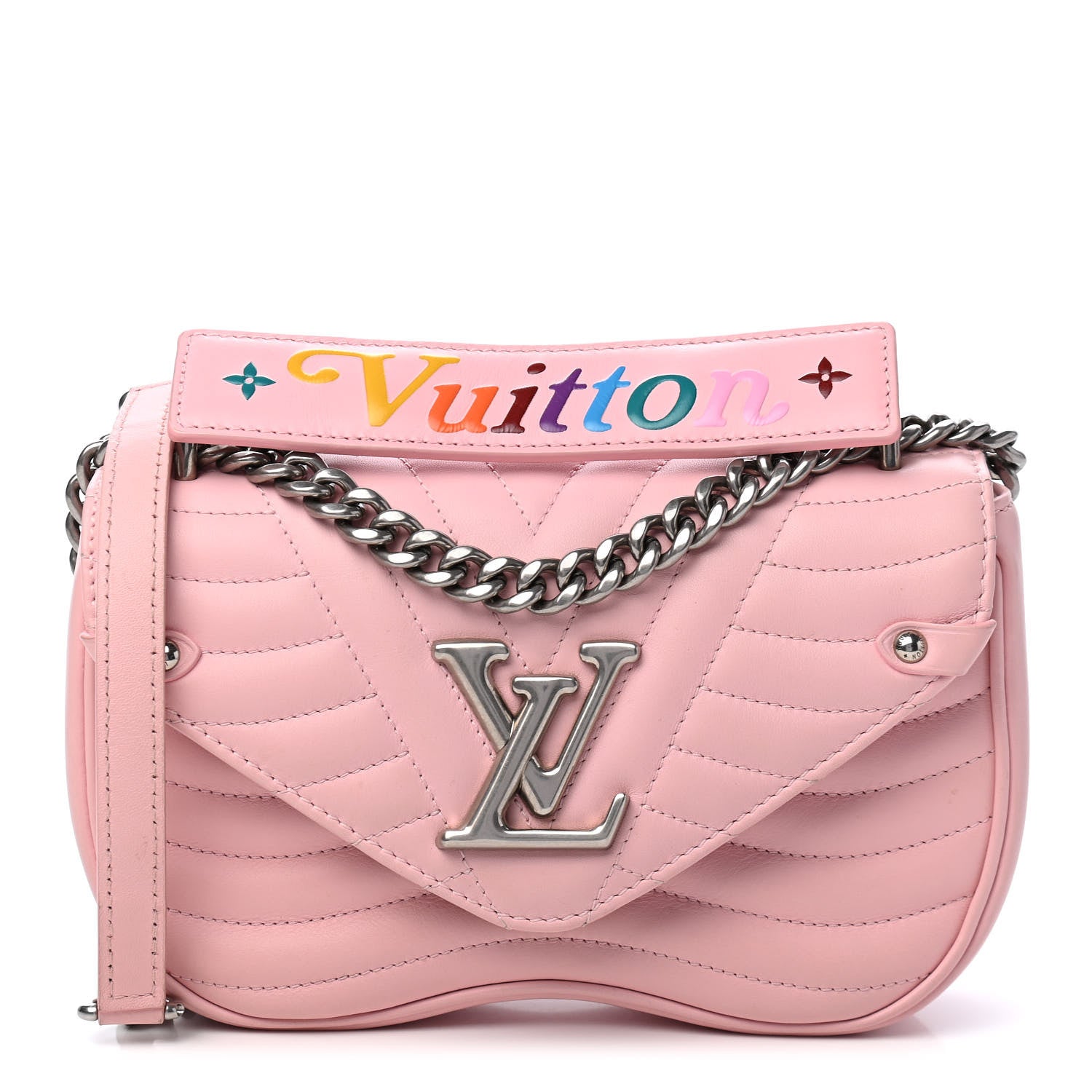 Louis Vuitton Calfskin New Wave Chain PM Smoothie Pink 1 of 9