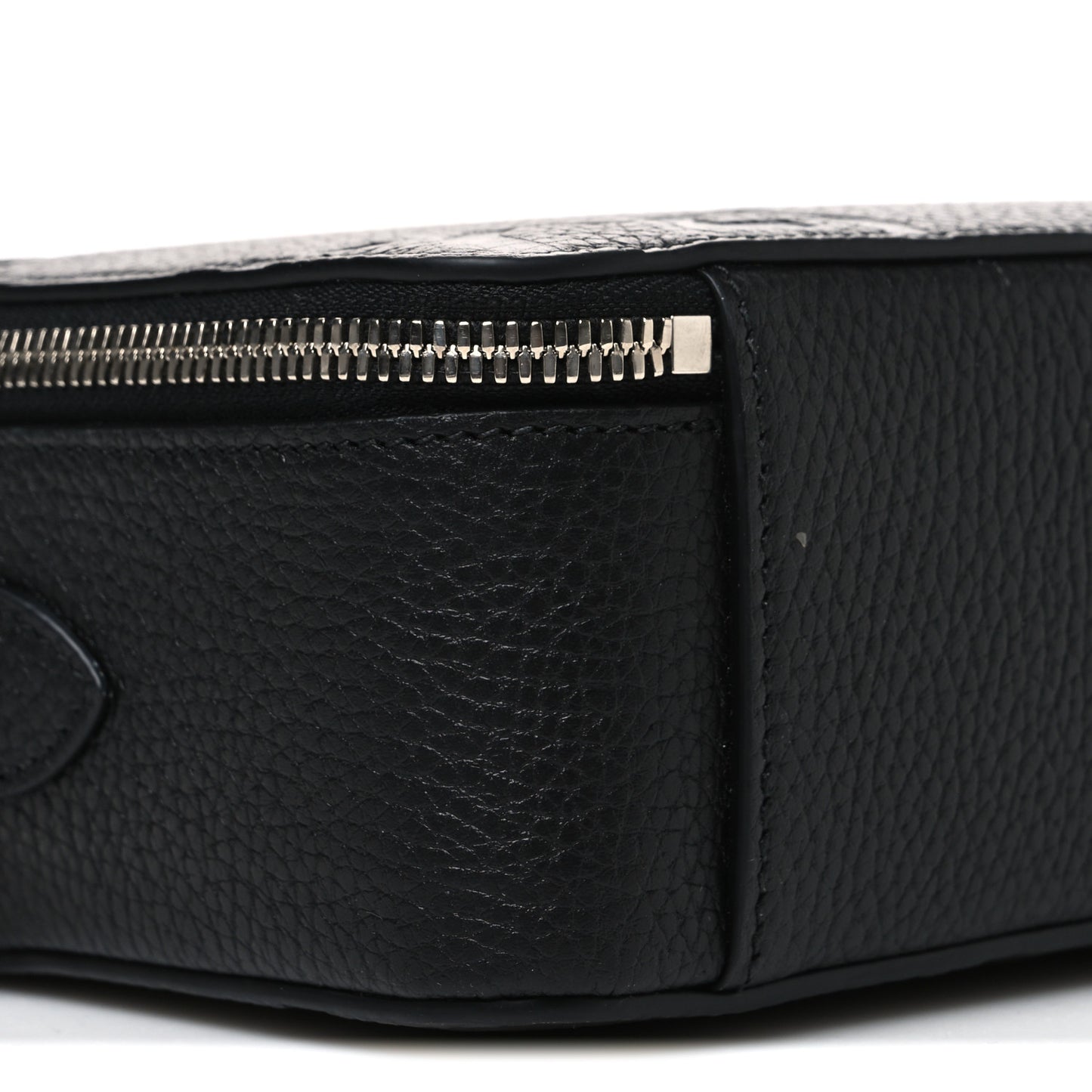Piuma Calfskin Jumbo GG Embossed Super Mini Messenger Bag Black