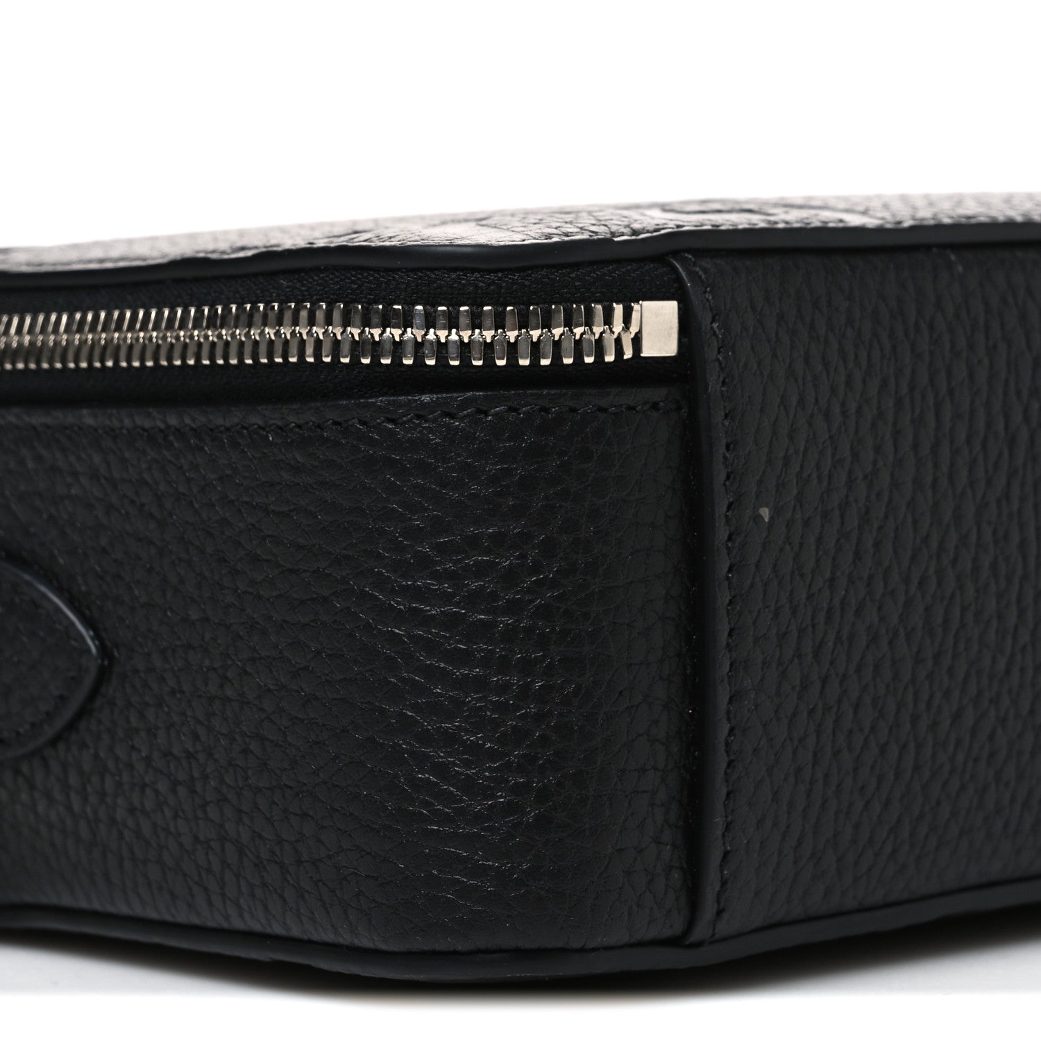 Gucci Piuma Calfskin Jumbo GG Embossed Super Mini Messenger Bag Black 9 of 10