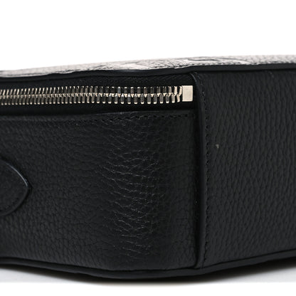 Gucci Piuma Calfskin Jumbo GG Embossed Super Mini Messenger Bag Black 9 of 10