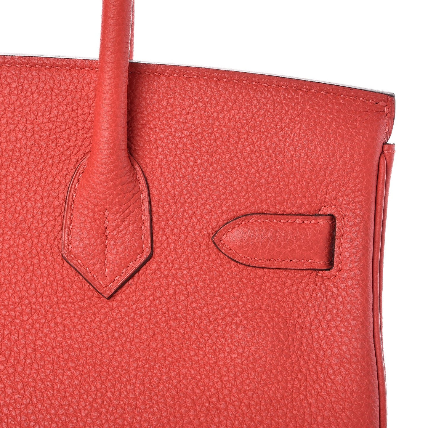 Togo Birkin 30 Rouge Pivoine