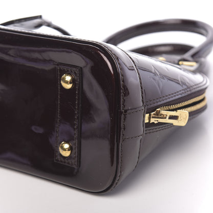 Louis Vuitton Vernis Alma BB Amarante 8 of 13
