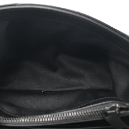 Saint Laurent Calfskin Y Quilted Monogram Monochrome Small Loulou Chain Satchel Black 5 of 10