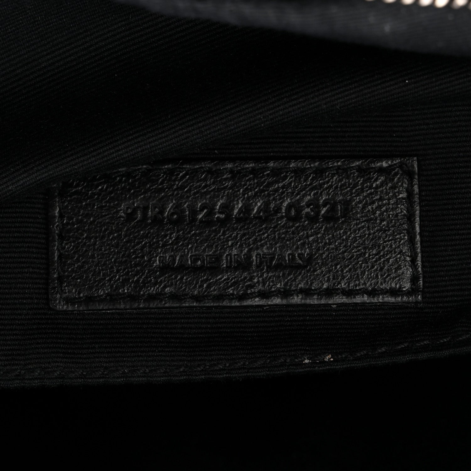 Saint Laurent Calfskin Matelasse Monogram Lou Camera Bag Black 7 of 10