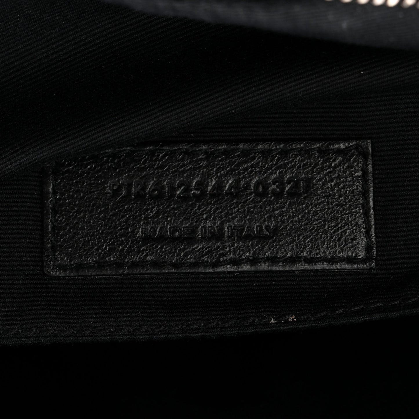 Calfskin Matelasse Monogram Lou Camera Bag Black