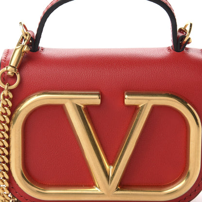 Valentino Garavani Calfskin Mini Supervee Crossbody Bag Rouge Pur 9 of 10