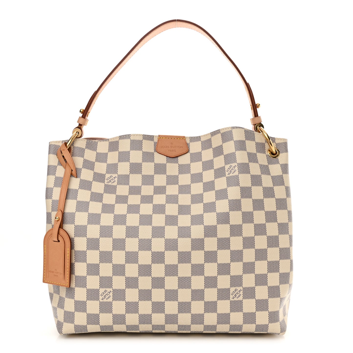 Damier Azur Graceful PM Rose Ballerine