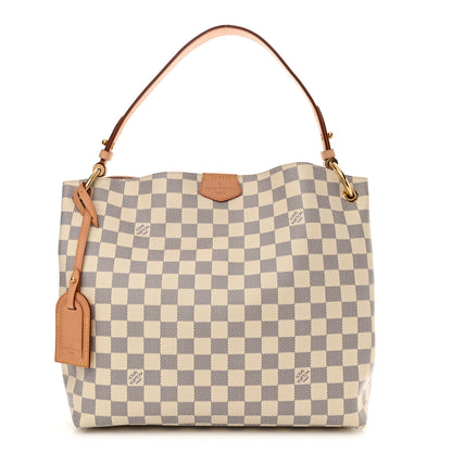 Louis Vuitton Damier Azur Graceful PM Rose Ballerine 1 of 10