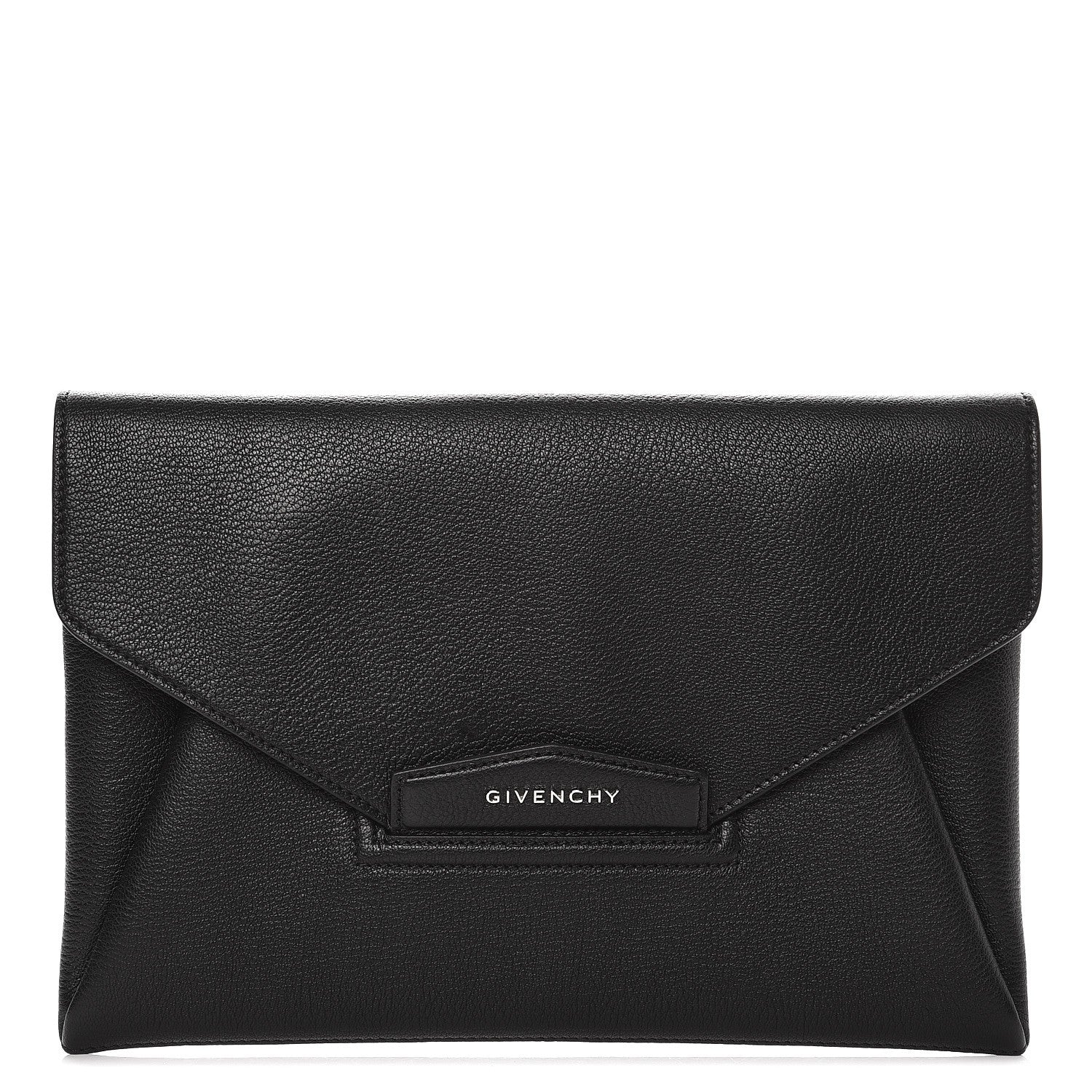 Givenchy Sugar Goatskin Medium Antigona Envelope Clutch Black 1 of 7