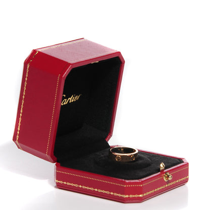 Cartier 18K Yellow Gold 6mm Love Ring 56 7.5 4 of 4