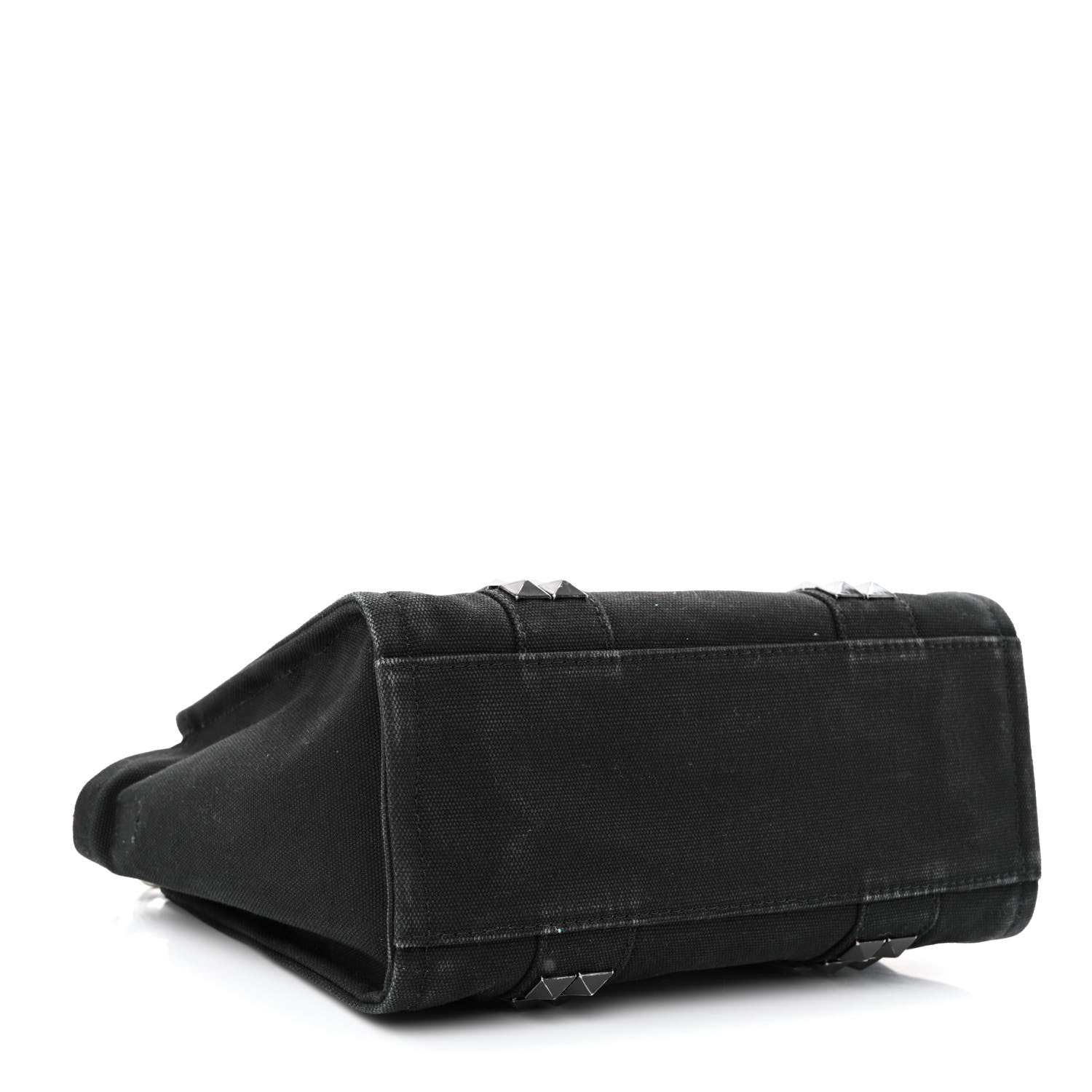 Marc Jacobs Cotton Canvas Mini The Stud Tote Bag Black 4 of 11