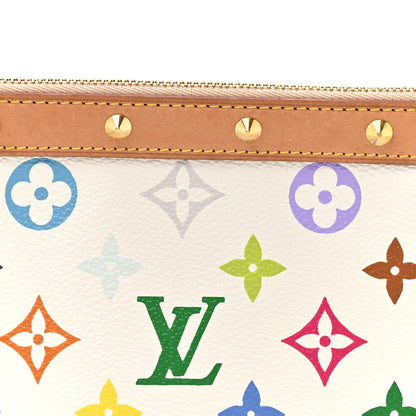 Louis Vuitton Monogram Multicolor Pochette Accessories White 8 of 12