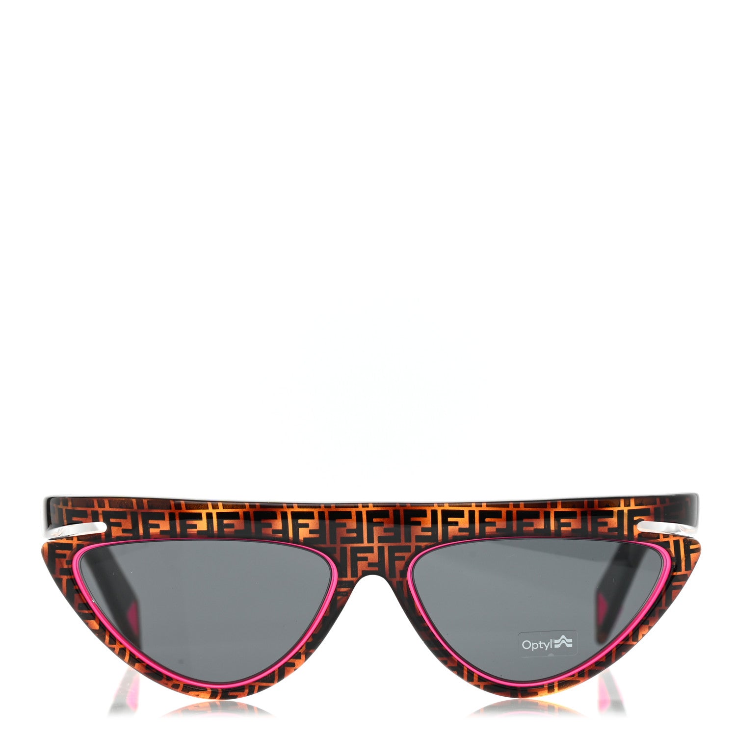 Fendi Acetate Sunglasses FF 0383/S Havana Pink 2 of 7