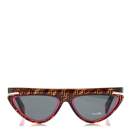 Fendi Acetate Sunglasses FF 0383/S Havana Pink 2 of 7