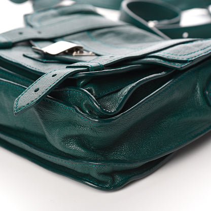 Proenza Schouler Lambskin PS1 Mini Pouch Messenger Bag Teal 9 of 12