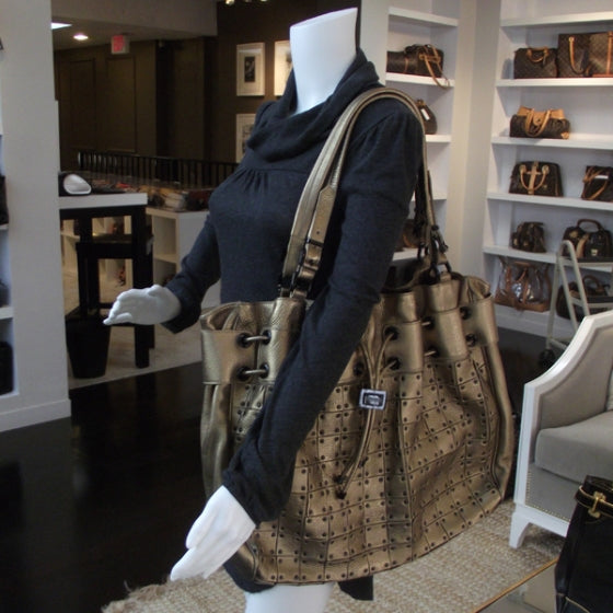 Prorsum Leather Large Studded Warrior Gold