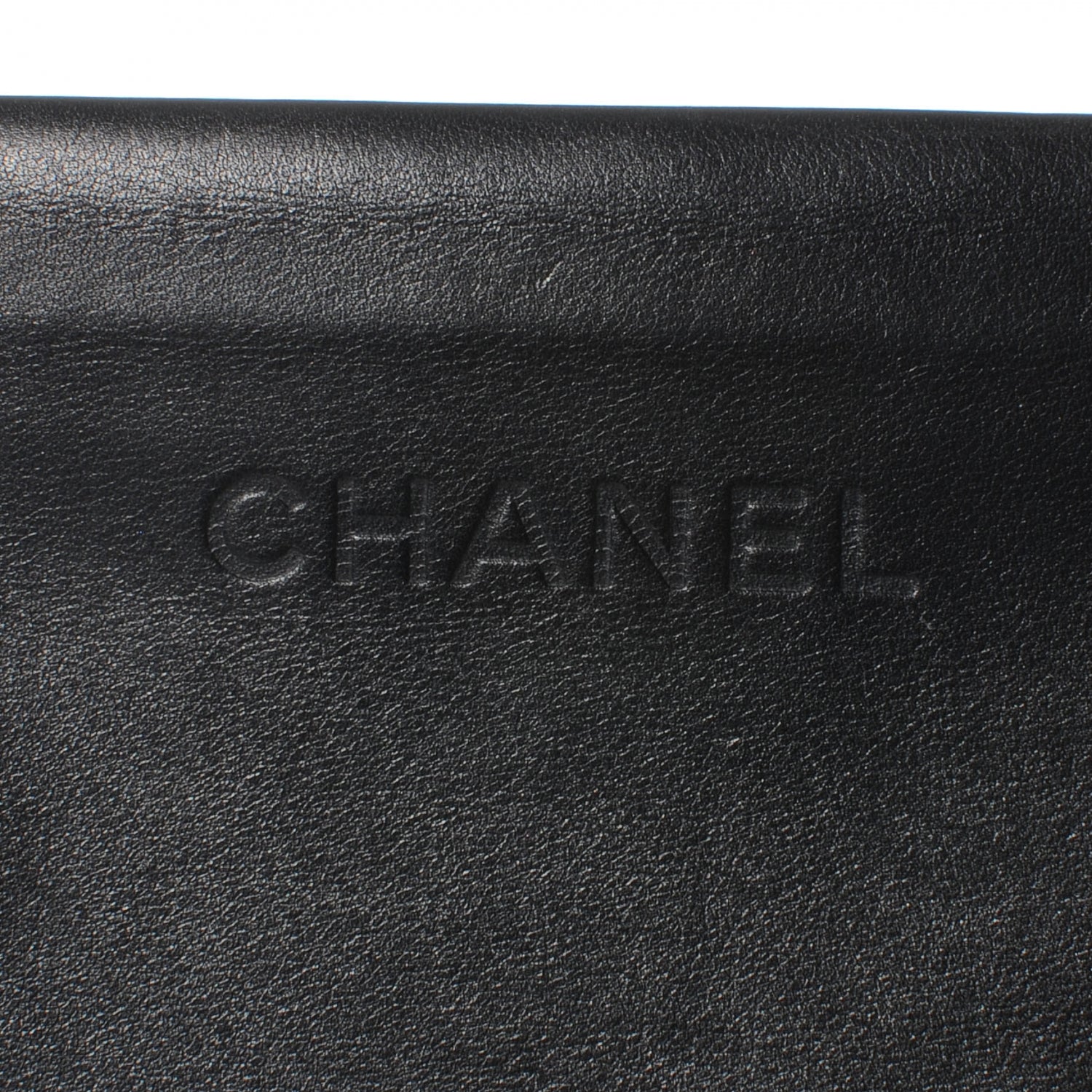 Chanel Calfskin Leather Simple Shoulder Bag Black 5 of 8
