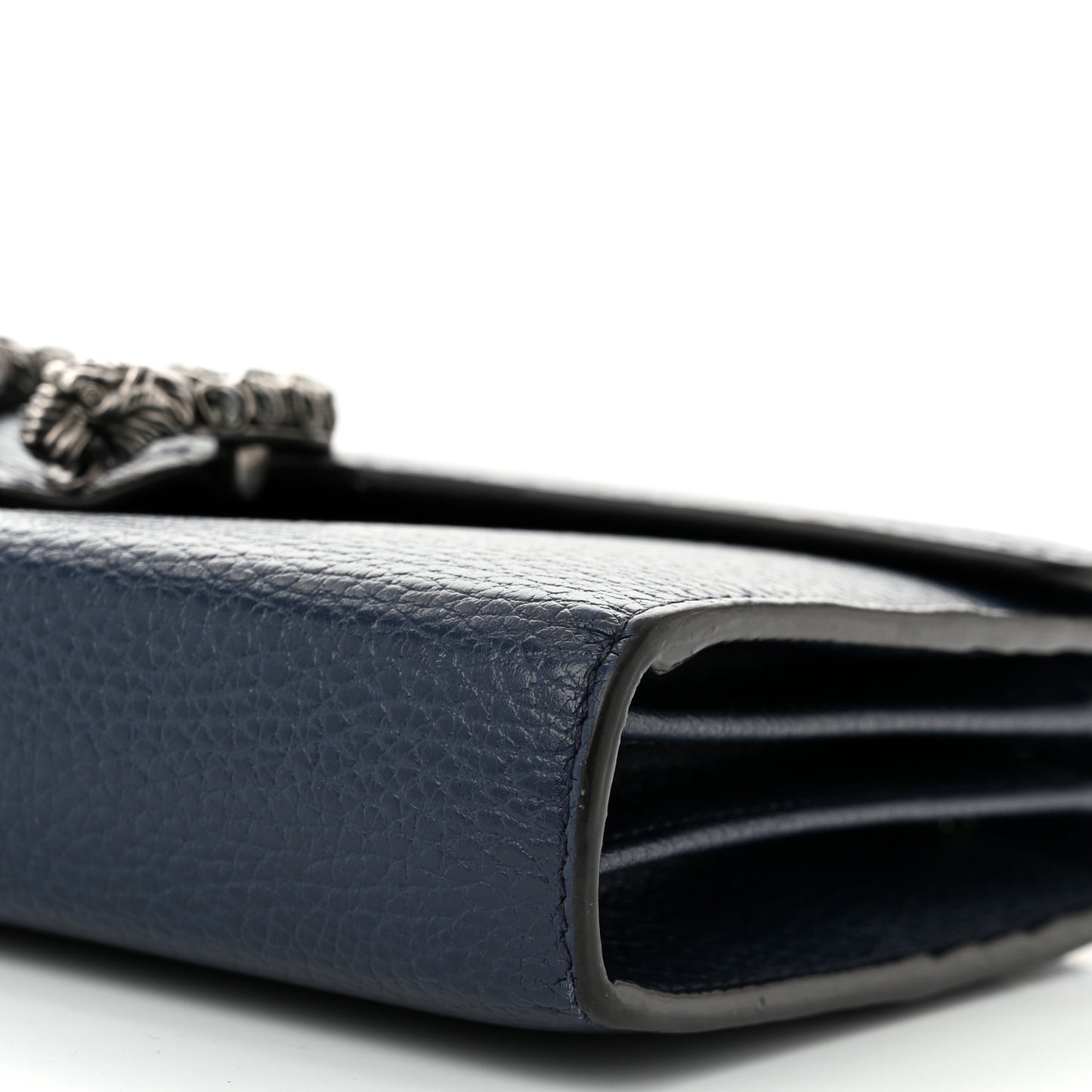 Calfskin Mini Dionysus Chain Wallet Blue Agata Black Diamond