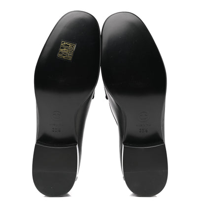 Chanel Lambskin Quilted Boy Loafers 36.5 Black 5 of 11