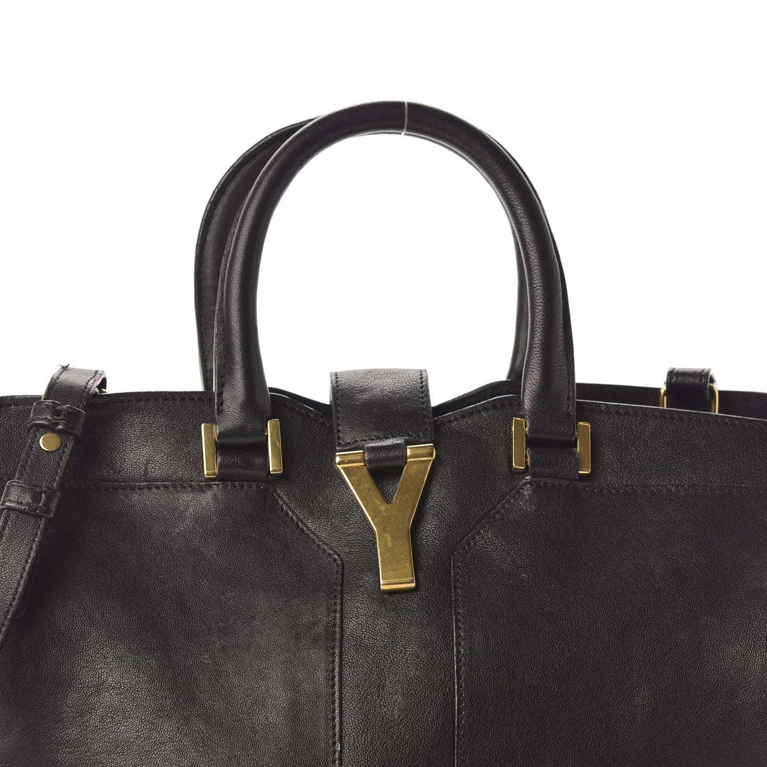 Saint Laurent Sheepskin Small Cabas ChYc Black 10 of 10